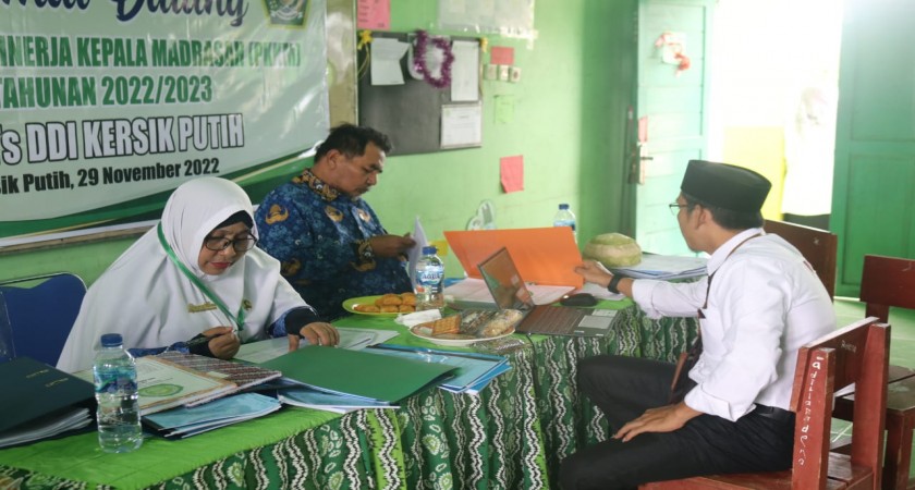 Penilain PKKM MTs DDI Kersik Putih Tahun 2022-2023