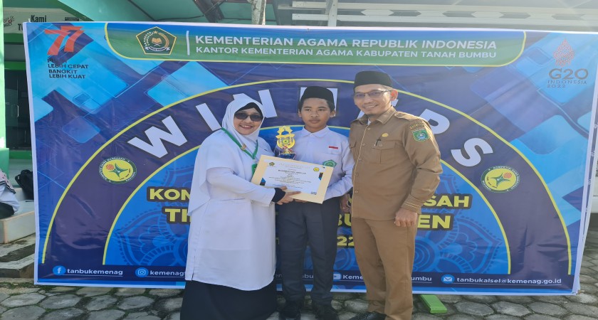 Prestasi KSM Juara 1 Se Kabupaten Tanah Bumbu